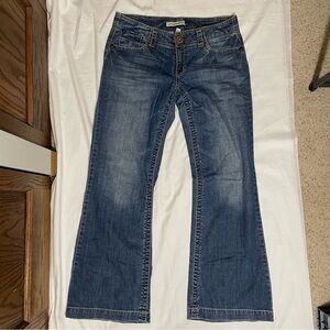 Aeropostale Avery Wide Leg Medium blue Wash Jeans